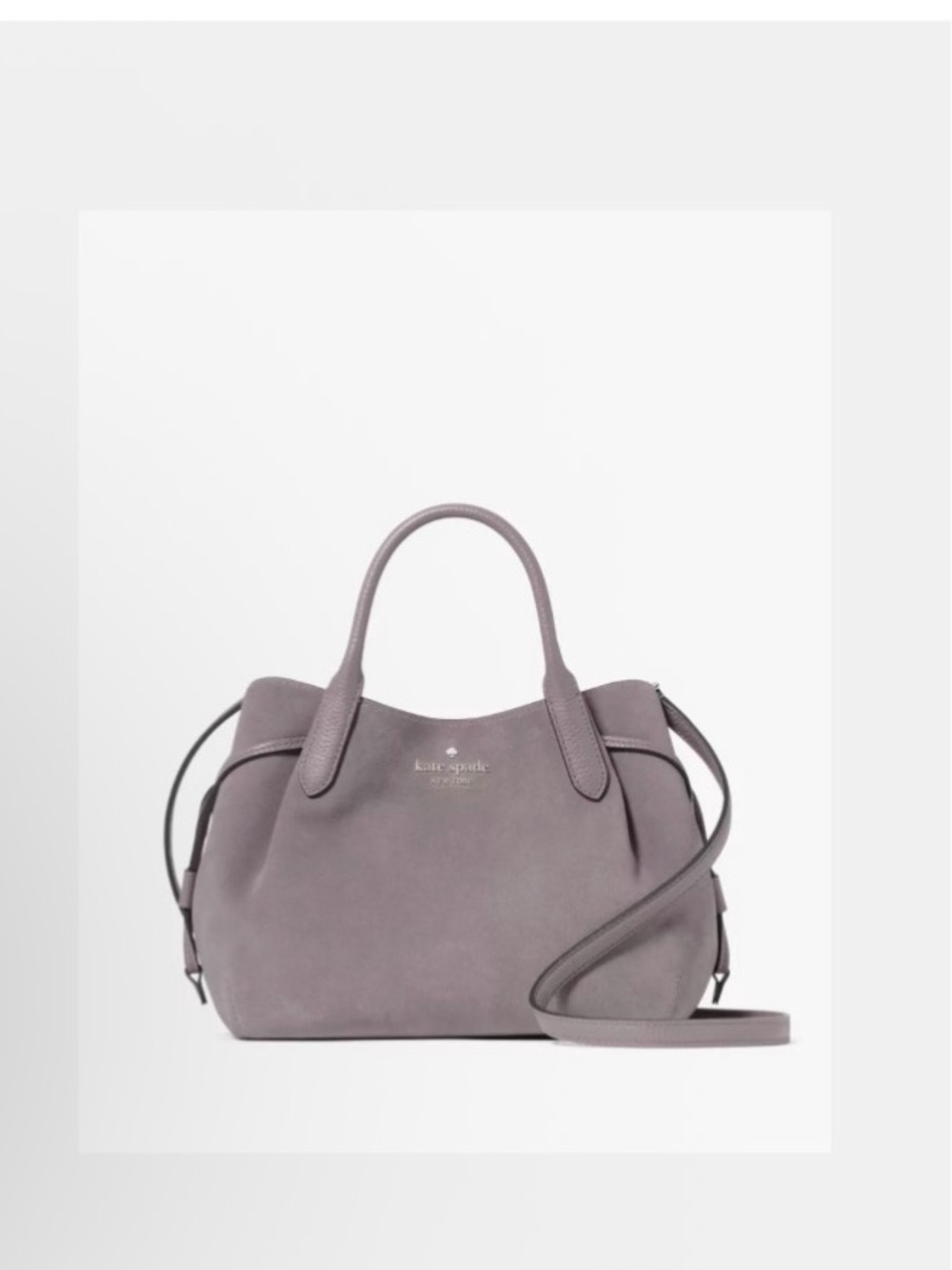 kate spade Grey Suede Satchel